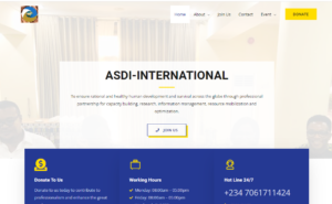 ASDI school website by adeoti digital web developer