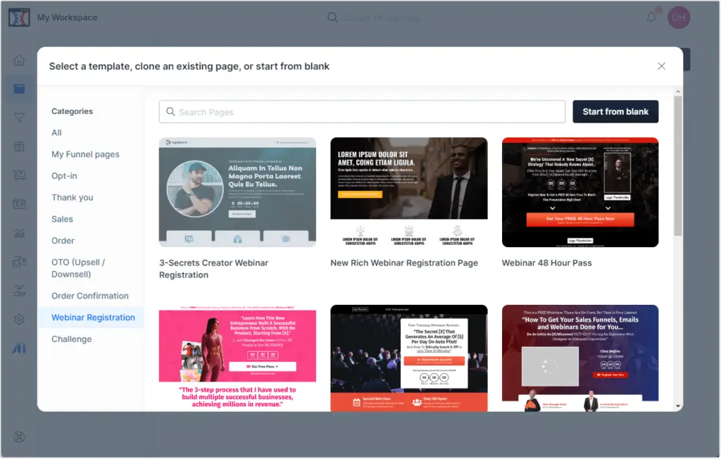 ClickFunnels Templates