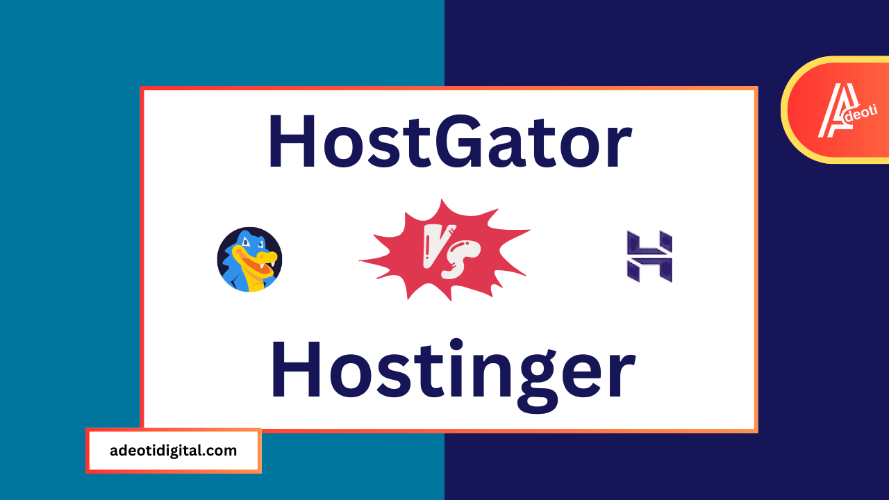 Hostgator vs Hostinger