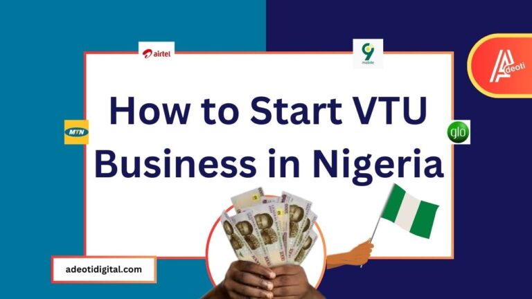 How to Start VTU Business in Nigeria